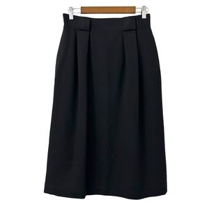 Vintage‎ KGR Women’s Black Maxi Skirt Made In USA 100% Wool Size 12